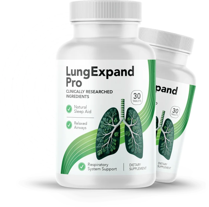 Two bottles of LungExpand Pro